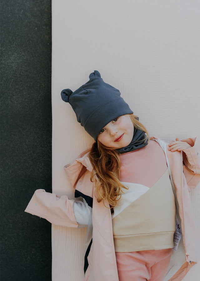 TEDDY hat with ears for children in organic cotton