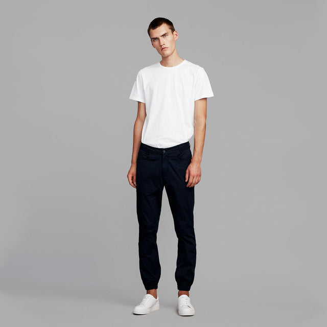 Nautical men's trousers in organic cotton