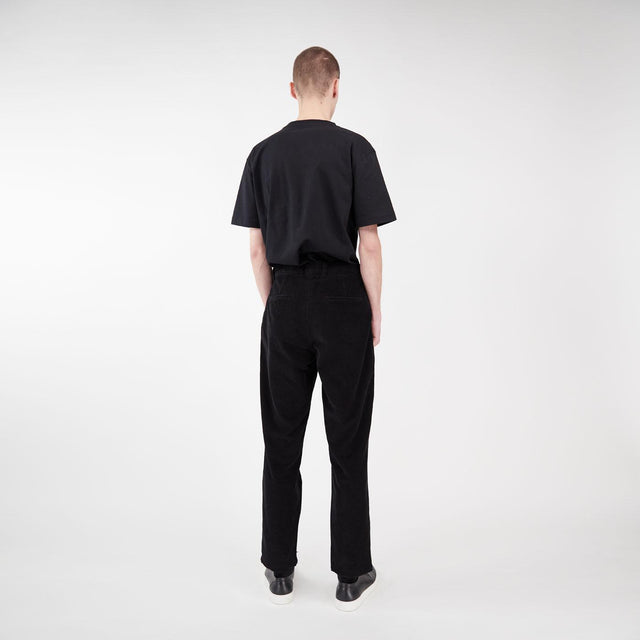 Corduroy men's trousers in pure organic cotton velvet