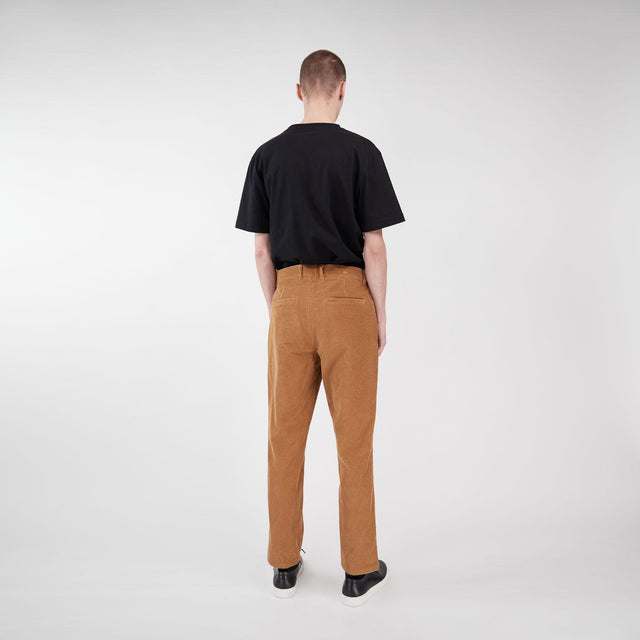 Corduroy men's trousers in pure organic cotton velvet