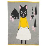 KITTY baby blanket in pure organic cotton 100x80 cm