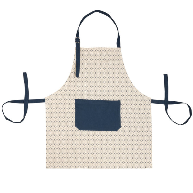 TRADITIONAL kitchen apron in organic cotton