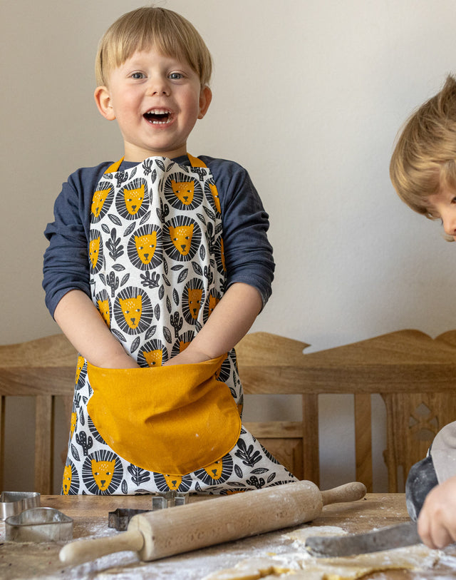 Grembiule da cucina LEONE per bambini in Cotone Biologico