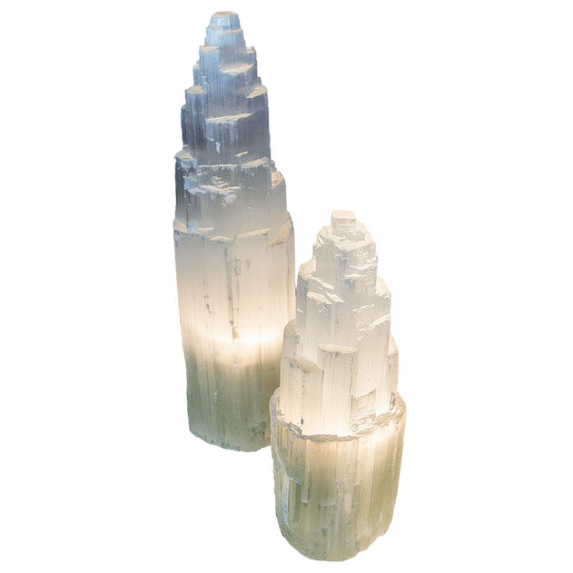 SELENITE lamp 25 cm