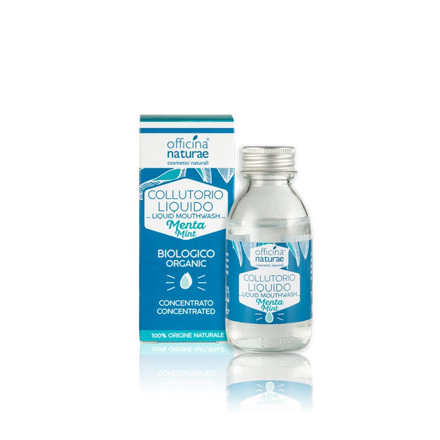 Concentrated natural mouthwash with mint