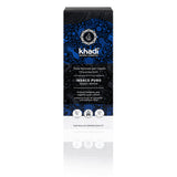 Pure black-blue vegetable hair dye