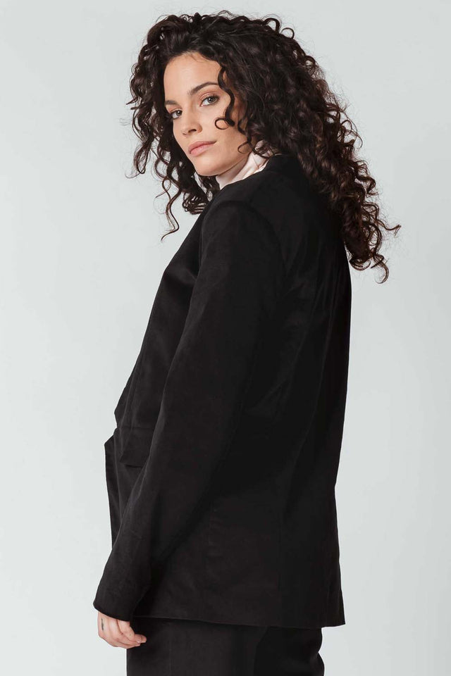 ALAI women's blazer in organic cotton velvet