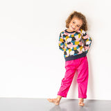 Dea trousers for girls in organic cotton