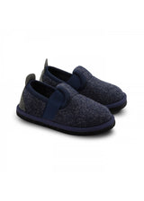 Muvy Blue slippers for children and teenagers in wool felt