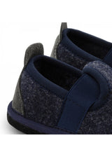 Muvy Blue slippers for children and teenagers in wool felt