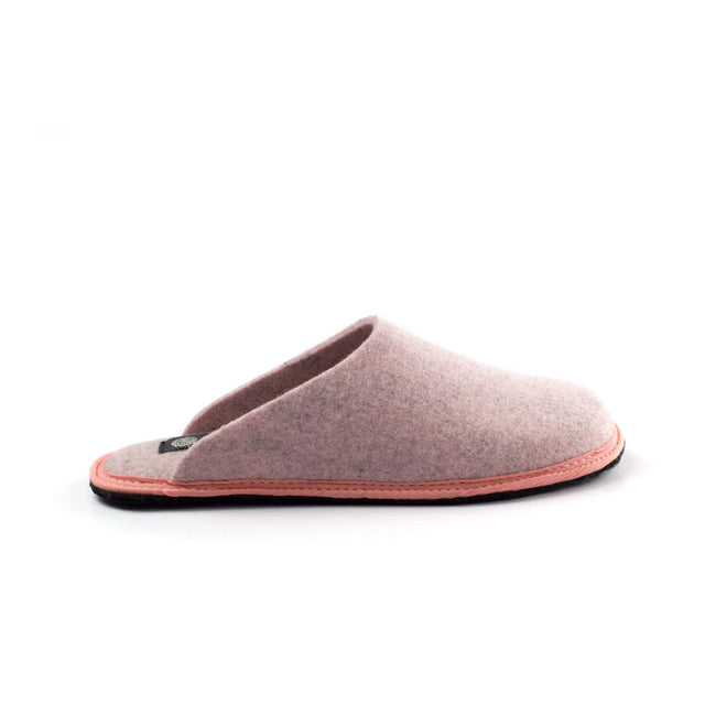 LIGHT PINK Holi slippers in wool felt