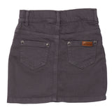 Denim mini skirt for girls in organic cotton