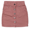 Denim mini skirt for girls in organic cotton