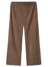 BLUSBAR wide trousers for women in pure merino wool