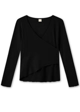 BLUSBAR ASYMMETRICAL women's sweater in pure merino wool