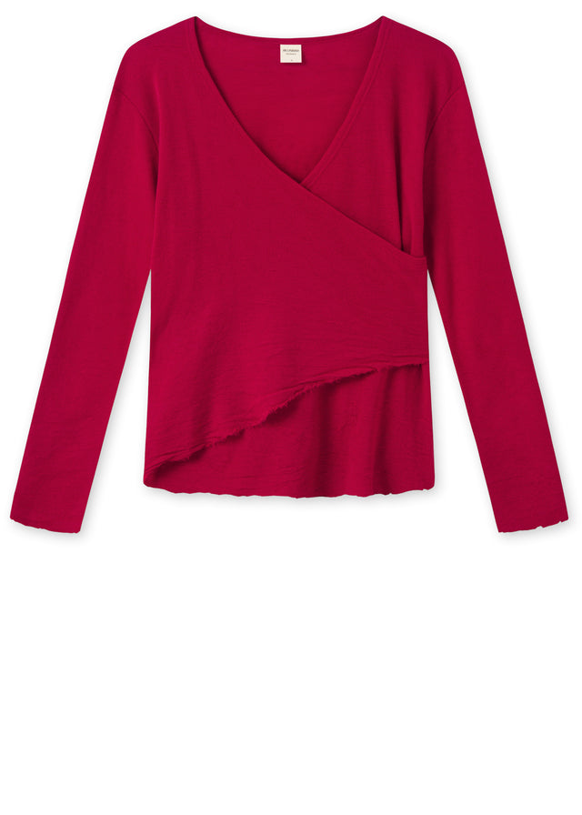 BLUSBAR ASYMMETRICAL women's sweater in pure merino wool