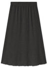 BLUSBAR long skirt for women in pure merino wool