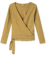 BLUSBAR wrap-around cardigan for women in pure merino wool