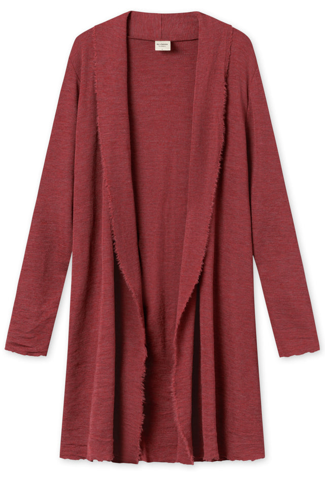 Cardigan BLUSBAR lungo da donna in pura lana merinos