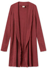 Long BLUSBAR cardigan for women in pure merino wool