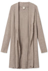 Long BLUSBAR cardigan for women in pure merino wool