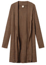 Long BLUSBAR cardigan for women in pure merino wool