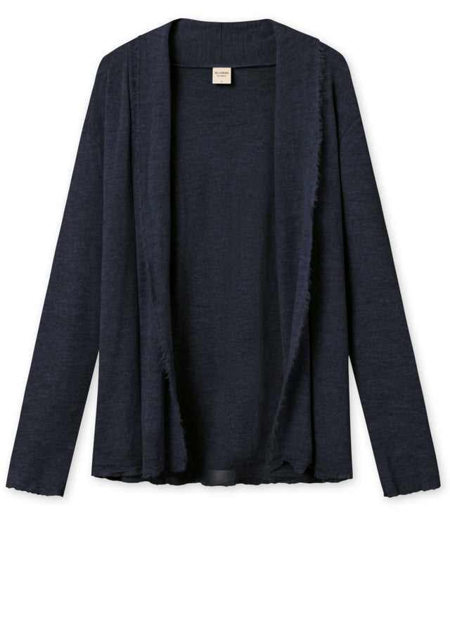 Cardigan BLUSBAR corto da donna in pura lana merinos