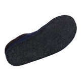 Blue-Red pure boiled wool slippers