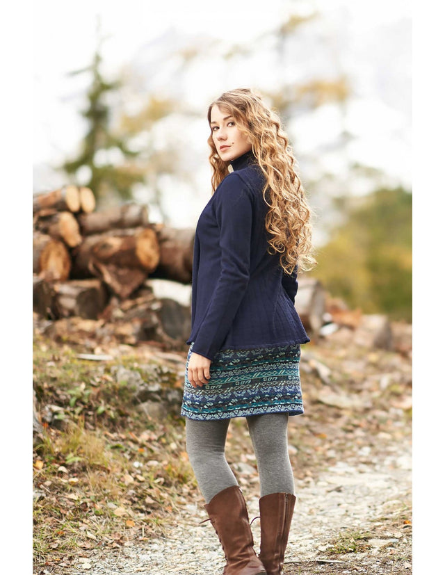 PENELOPE women's cardigan in pure Alpaca wool