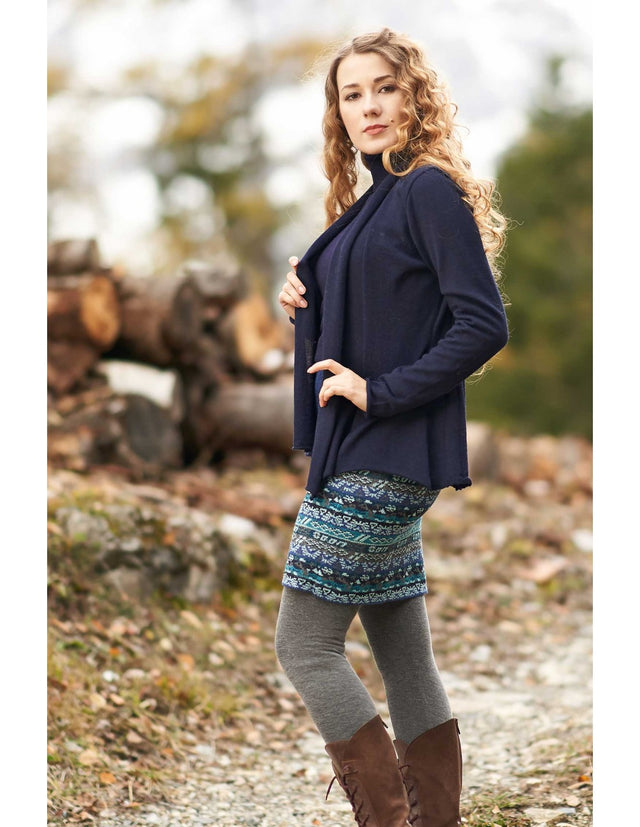 PENELOPE women's cardigan in pure Alpaca wool