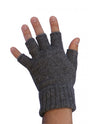 UNI unisex fingerless gloves in pure Alpaca wool