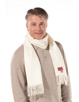 UNI scarf in pure Alpaca wool fabric 32x180cm