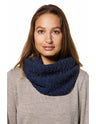 BIESEN women's ring scarf in pure Alpaca wool 32x180cm