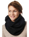 BIESEN women's ring scarf in pure Alpaca wool 32x180cm