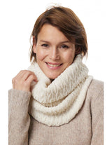 BIESEN women's ring scarf in pure Alpaca wool 32x180cm