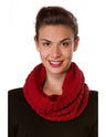 BIESEN women's ring scarf in pure Alpaca wool 32x180cm