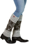 NATURA leg warmers in pure, undyed Alpaka wool