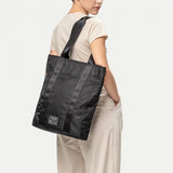 Black Diana Shopper bag in Nylon recycled from fishing nets