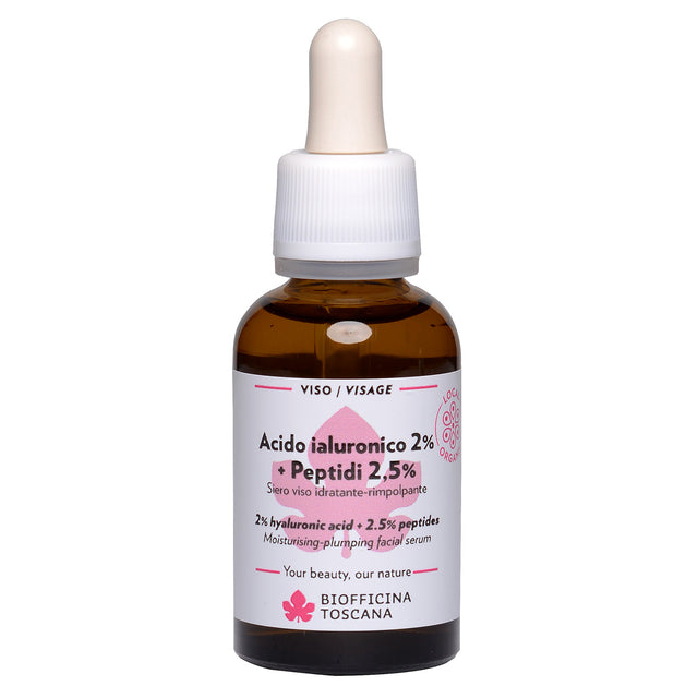 Hyaluronic Acid Facial Serum + Plumping hydrating Peptides