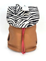 Caroline backpack in Fairtrade recycled leather