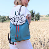 Caroline backpack in Fairtrade recycled leather