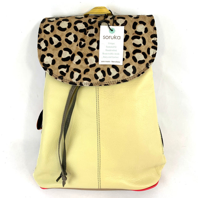 Caroline backpack in Fairtrade recycled leather