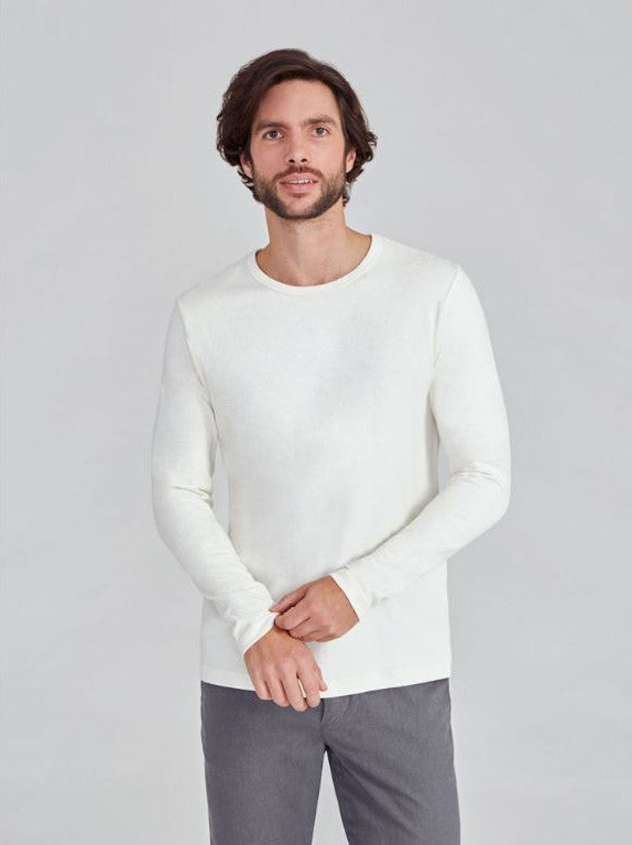 Maglia Basic Hempro pesante da uomo in Canapa e Cotone biologico