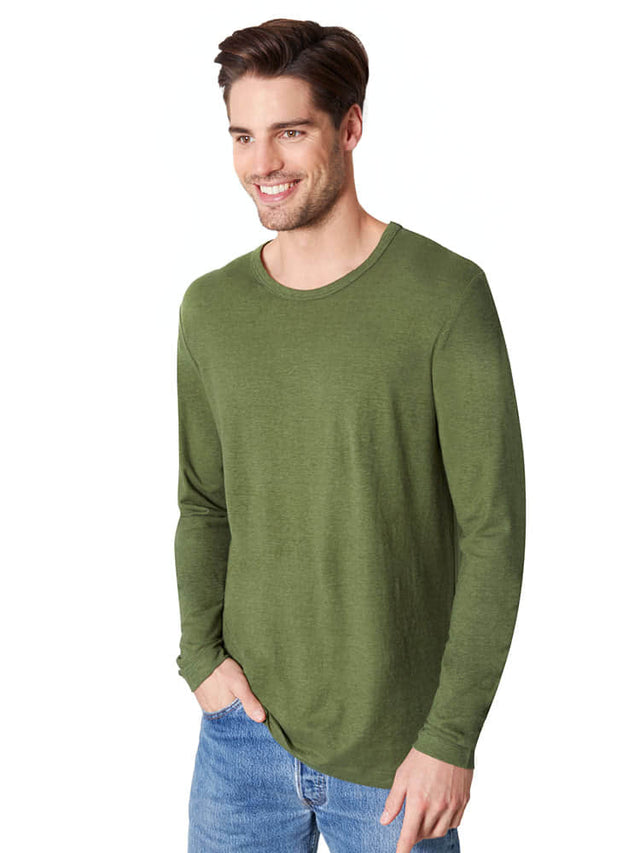 Basic Hempro men's shirt in hemp and organic cotton