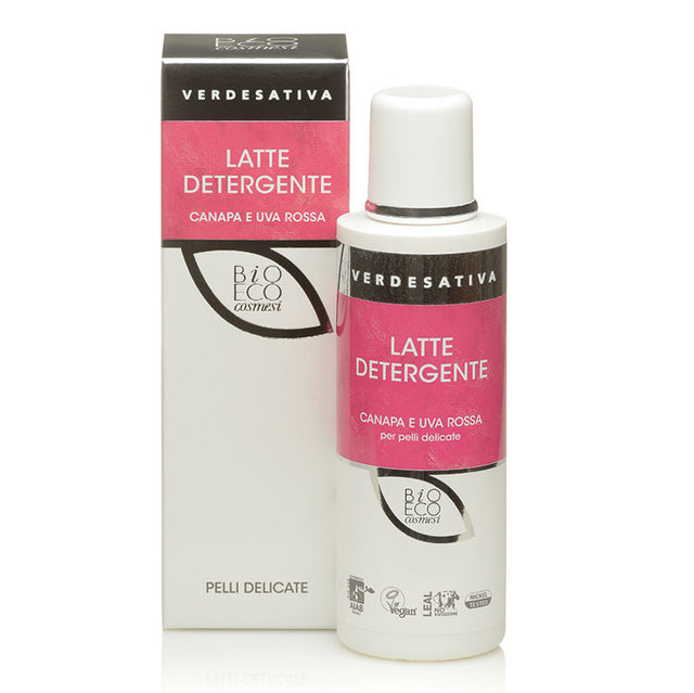 Skin-purifying and make-up removing cleansing milk for sensitive skin