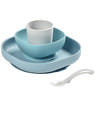 Set Completo per Pappa Svezzamento con ventosa - 4 pezzi - Silicone