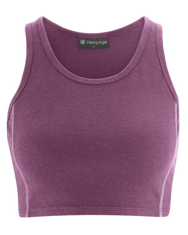 Yoga and Sports top in hemp and organic cotton