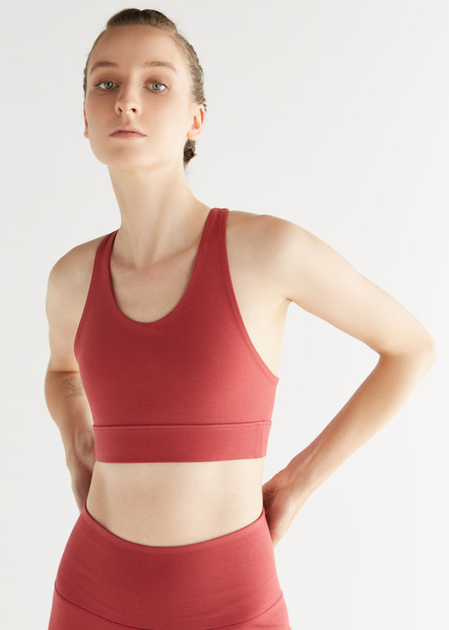 Women's Yoga Top in Organic Cotton