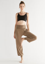 True North Mink Yoga Pants in Tencel Lyocell