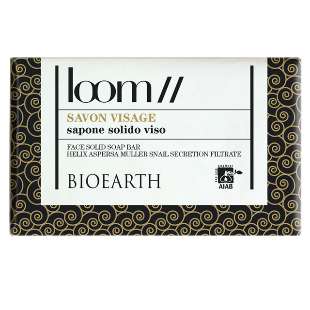 Bioearth Loom Sapone solido viso alla bava di lumaca 150 gr